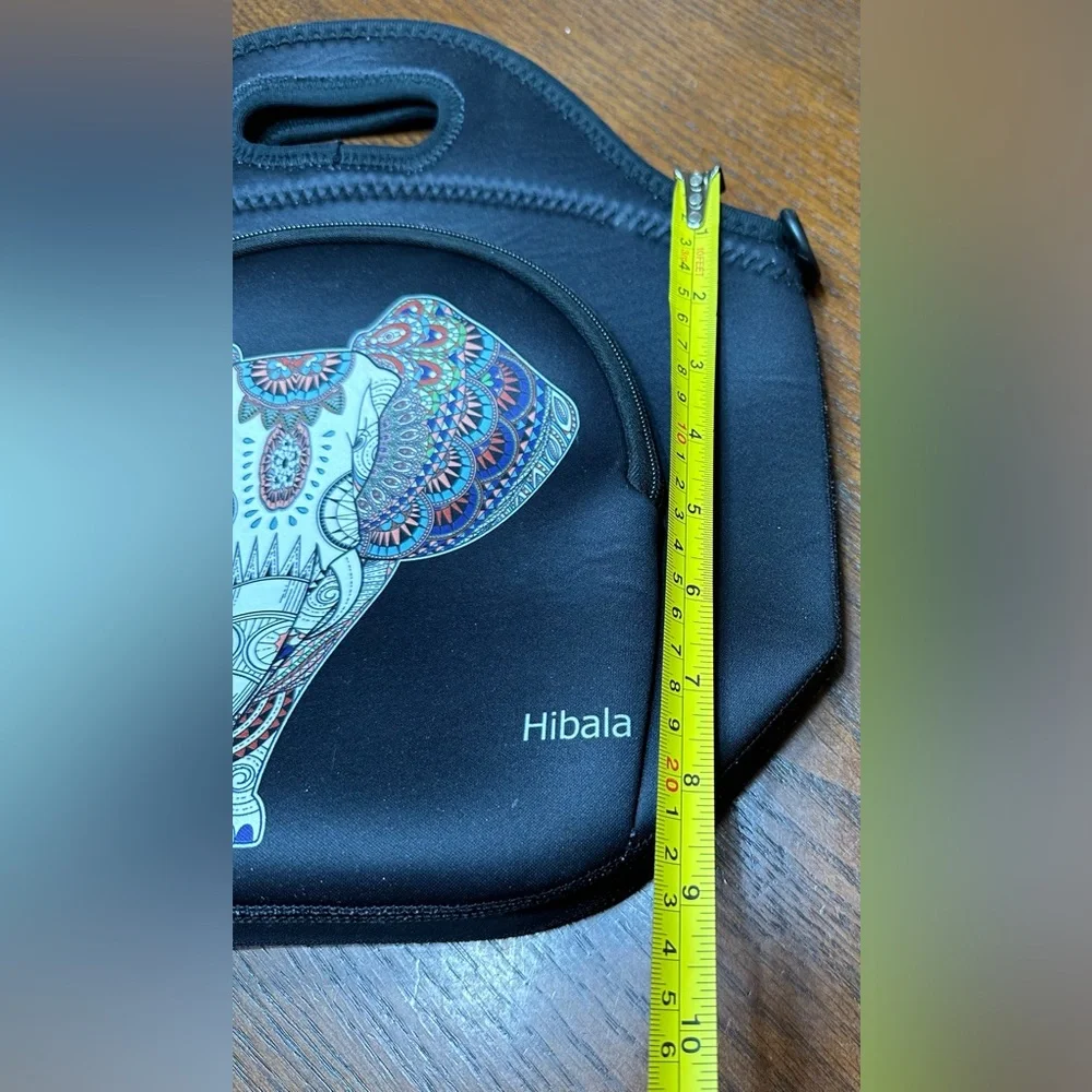 Hibala Neoprene Elephant Print Lunch Bag